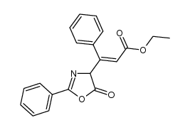 ethyl 3-(5-oxo-2-phenyl-4,5-dihydro-1,3-oxazol-4-yl)-3-phenylprop-2-enoate Structure