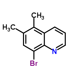 8-Bromo-5,6-dimethylquinoline结构式