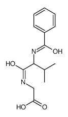 2-[(2-benzamido-3-methylbutanoyl)amino]acetic acid结构式