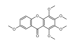 1,2,3,4,7-Pentamethoxy-9H-xanthen-9-one picture