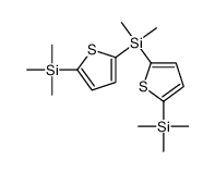 dimethyl-bis(5-trimethylsilylthiophen-2-yl)silane结构式