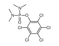 Bis(N,N-dimethylamino)-pentachloro-phenyl phosphate结构式