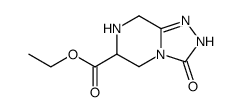 ethyl 3-oxo-2,3,5,6,7,8-hexahydro-[1,2,4]triazolo[4,3-a]pyrazine-6-carboxylate Structure