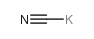 POTASSIUM CYANIDE Structure