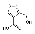 4-Isothiazolecarboxylic acid, 3-(hydroxymethyl)- (8CI)结构式