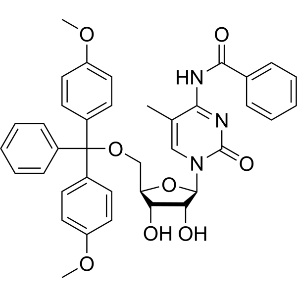 N4-Benzoyl-5'-O-DMT-5-methylcytidine结构式