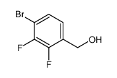 (4-溴-2,3-二氟苯基)甲醇结构式