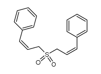 di-(Z)-cinnamyl sulfone结构式