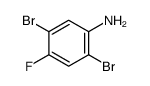 2,5-Dibromo-4-fluoroaniline Structure