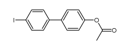 acetic acid-(4'-iodo-biphenyl-4-yl ester) Structure