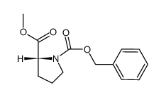 (+)-N-CARBOBENZYLOXY-D-PROLINE METHYL ESTER structure