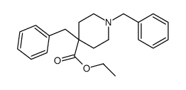 ethyl 1,4-dibenzylpiperidine-4-carboxylate结构式