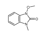 1-methoxy-3-methyl-1,3-dihydro-benzoimidazol-2-one Structure