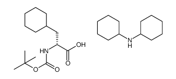 Boc-D-Cha-OH DCHA Structure