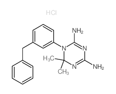 1-(3-benzylphenyl)-6,6-dimethyl-1,3,5-triazine-2,4-diamine picture