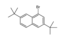 1-bromo-3,7-ditert-butylnaphthalene结构式