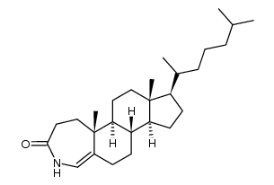 4-Aza-A-homocholest-4a-en-3-one structure