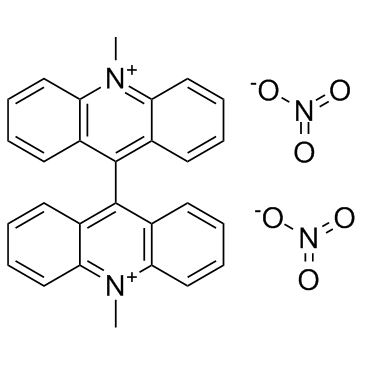 N,N'-二甲基-9,9'-联吖啶鎓硝酸盐图片