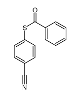 S-(4-cyanophenyl) benzenecarbothioate结构式