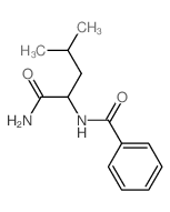 Benzamide,N-[1-(aminocarbonyl)-3-methylbutyl]-结构式