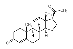 孕甾-4,11-二烯-3,20-二星空app结构式