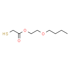 Mercaptoacetic acid 2-butoxyethyl ester Structure