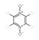 Pyrazine,2,3,5,6-tetrachloro-, 1,4-dioxide结构式