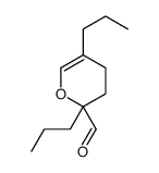 2,5-dipropyl-3,4-dihydropyran-2-carbaldehyde结构式