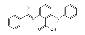 N-benzoyl-N'-phenyl-2,6-diaminobenzoic acid结构式