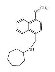 N-[(4-methoxynaphthalen-1-yl)methyl]cycloheptanamine Structure