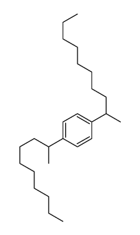 1,4-di(decan-2-yl)benzene结构式