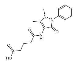 N-antipyrine-glutaramic acid结构式