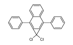 1,1-Dichlor-2,7-diphenylcyclopropa(b)naphthalin Structure