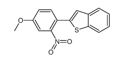 2-(4-methoxy-2-nitrophenyl)-1-benzothiophene Structure