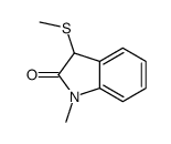 1-methyl-3-methylsulfanyl-3H-indol-2-one Structure