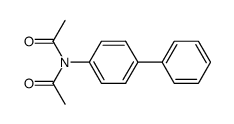 N-([1,1'-biphenyl]-4-yl)-N-acetylacetamide Structure