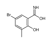 5-Bromo-2-hydroxy-3-methylbenzamide Structure