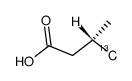 (R)-[4-(13)C]-3-Methylbutanoic acid Structure