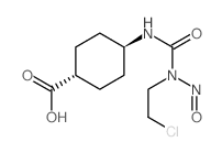 4-[(2-chloroethyl-nitroso-carbamoyl)amino]cyclohexane-1-carboxylic acid Structure