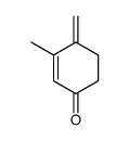 3-methyl-4-methylidenecyclohex-2-en-1-one结构式