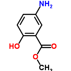 Methyl 5-amino-2-hydroxybenzoate Structure