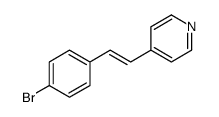 4-[(E)-2-(4-Bromophenyl)vinyl]pyridine结构式