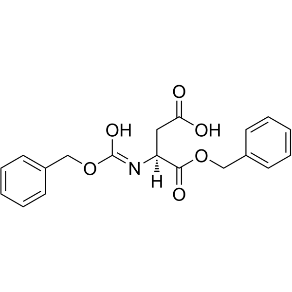 Z-Asp-OBzl Structure