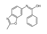 Benzamide, N-(2-methyl-6-benzoxazolyl)- (9CI) Structure