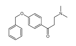 3-(dimethylamino)-1-(4-phenylmethoxyphenyl)propan-1-one Structure