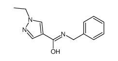 1H-Pyrazole-4-carboxamide,1-ethyl-N-(phenylmethyl)-(9CI)结构式