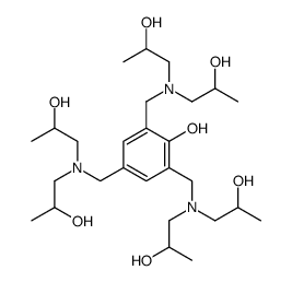 2,4,6-tris[[bis(2-hydroxypropyl)amino]methyl]phenol结构式