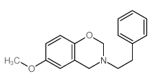 4-methoxy-8-phenethyl-10-oxa-8-azabicyclo[4.4.0]deca-2,4,11-triene structure