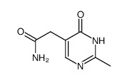 (2-methyl-6-oxo-1,6-dihydro-pyrimidin-5-yl)-acetic acid amide结构式