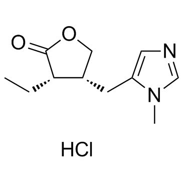 Pilocarpine Hydrochloride structure